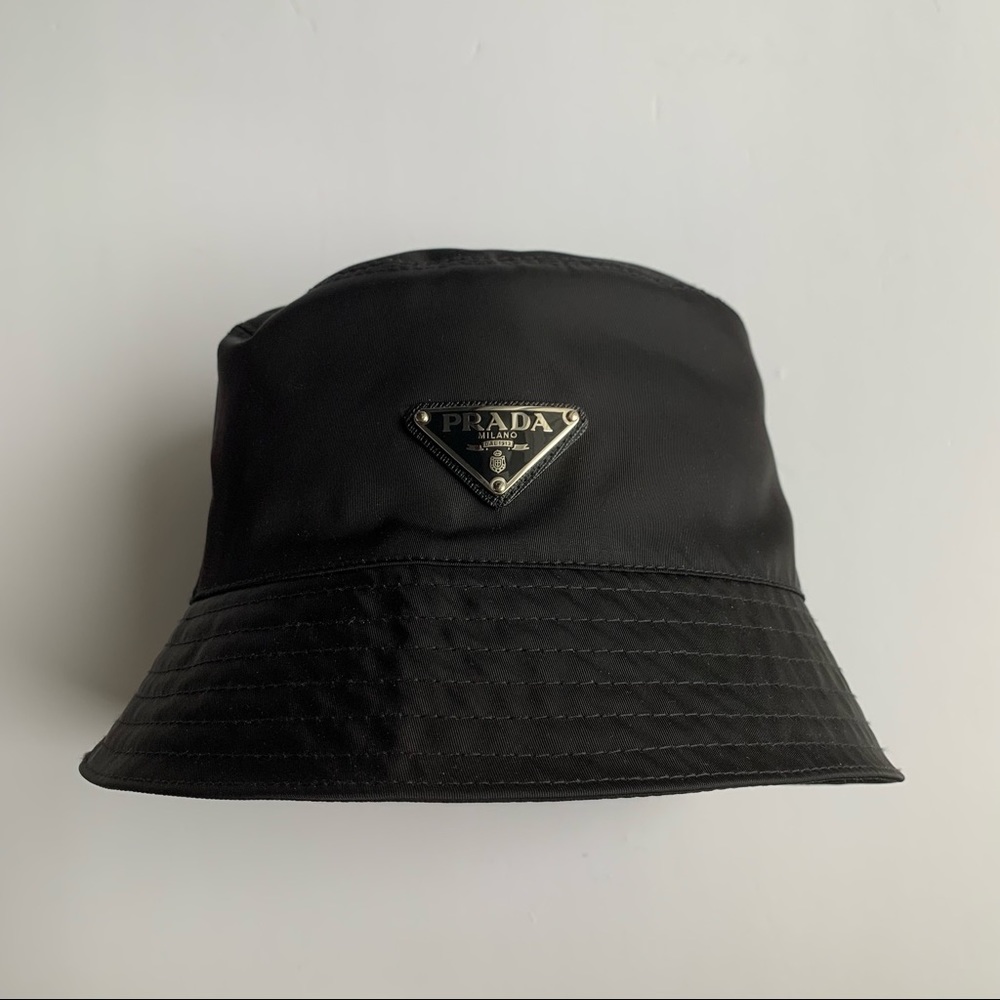 Prada Black Bucket Hat